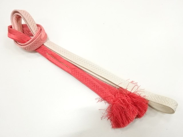 JAPANESE KIMONO / HANDTIED OBIJIME CORD 